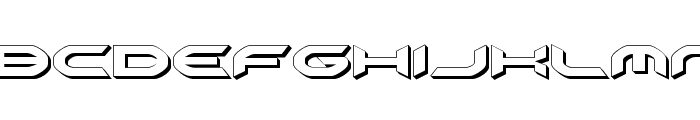 Omni Girl 3D Font UPPERCASE