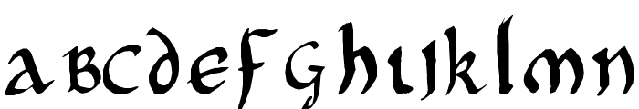 Onciale PhF Font LOWERCASE