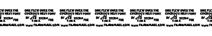 One-Flew-Over-The-Cuckoo-s-Nest Font OTHER CHARS