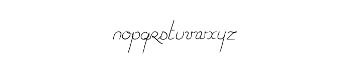 OneDayBeforeRain Font LOWERCASE