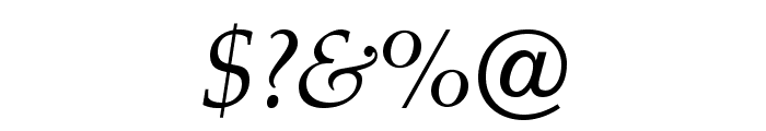 OPTIAlkas-Italic Font OTHER CHARS
