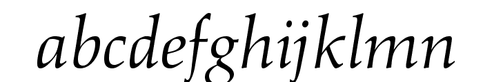 OPTIAlkas-Italic Font LOWERCASE