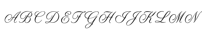 OPTIAltoGreeting-Script Font UPPERCASE