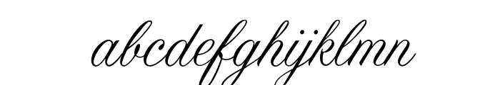 OPTIAltoGreeting-Script Font LOWERCASE