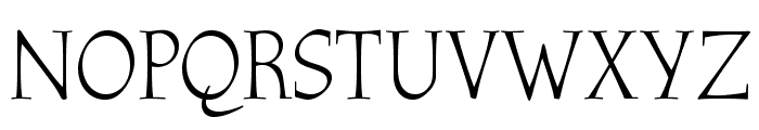 OPTIAthenaeum-Regular Font UPPERCASE
