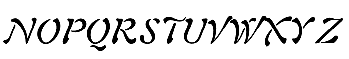 OPTIAura-Italic Font UPPERCASE