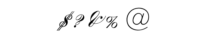 OPTIBank-Script Font OTHER CHARS