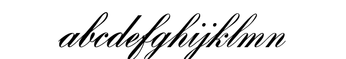 OPTIBank-Script Font LOWERCASE