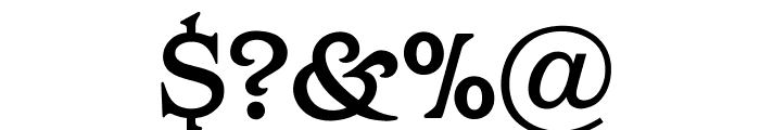OPTIBarMay-Medium Font OTHER CHARS