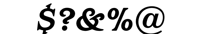 OPTIBarmay-BoldItalic Font OTHER CHARS