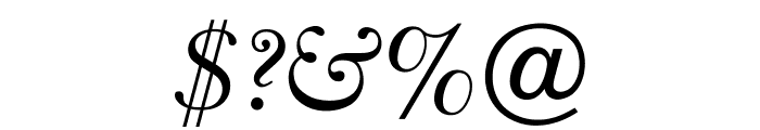 OPTIBaskerVille-Italic Font OTHER CHARS