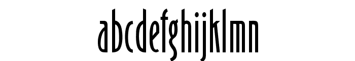 OPTIBinnerGothic Font LOWERCASE