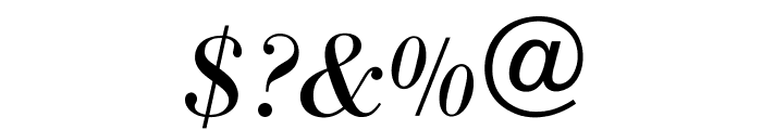 OPTIBodoniAntiqua-Italic Font OTHER CHARS