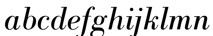 OPTIBodoniAntiqua-Italic Font LOWERCASE