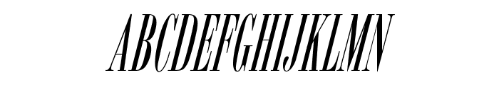 OPTIBorDen-Italic Font UPPERCASE