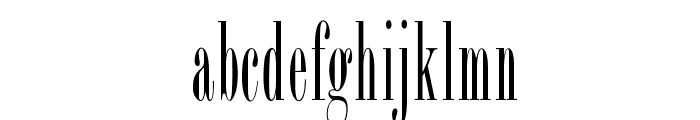 OPTIBorDen-Roman Font LOWERCASE
