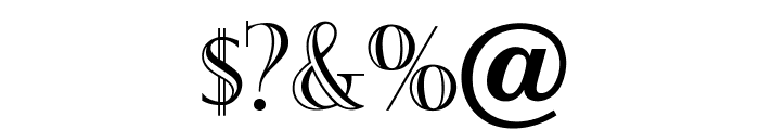 OPTIBurley Font OTHER CHARS