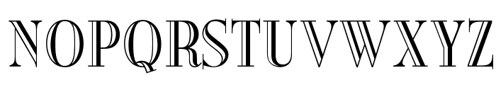 OPTIBurley Font UPPERCASE