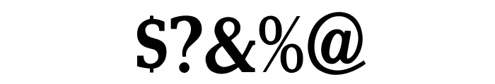 OPTICarvery-Medium Font OTHER CHARS