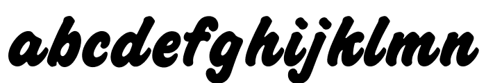 OPTICashew-ExtraBold Font LOWERCASE