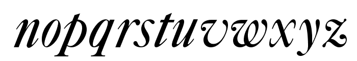 OPTICaslonFive-Italic Font LOWERCASE