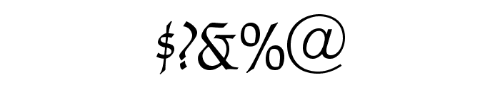 OPTICather-Italic Font OTHER CHARS
