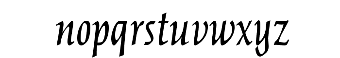 OPTICather-Italic Font LOWERCASE