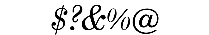 OPTICenturyExpandedTwo-Italic Font OTHER CHARS