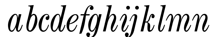 OPTICenturyNova-Italic Font LOWERCASE