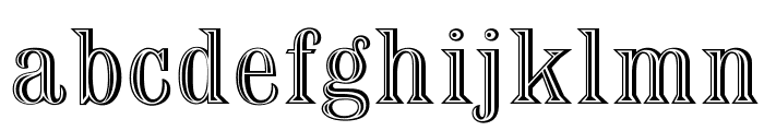 OPTIChisel-Normal Font LOWERCASE