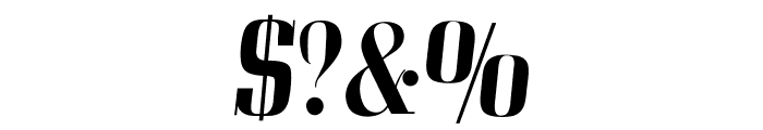 OPTICorvinus-MediumItalic Font OTHER CHARS