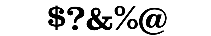 OPTICraw-Clarendon Font OTHER CHARS