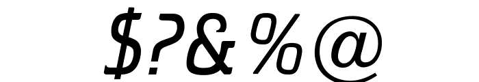 OPTICristetaLite-Italic Font OTHER CHARS