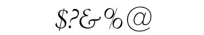 OPTICubaLibre-Italic Font OTHER CHARS