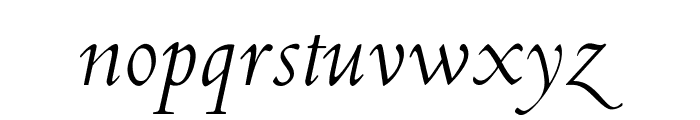 OPTICubaLibre-Italic Font LOWERCASE