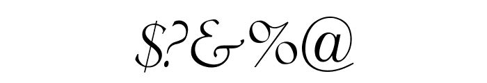 OPTICubaLibreTwo-Italic Font OTHER CHARS