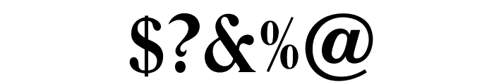 OPTIDanley-Medium Font OTHER CHARS