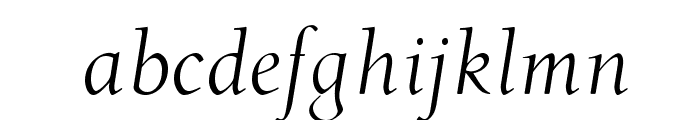 OPTIDeRoos-Italic Font LOWERCASE