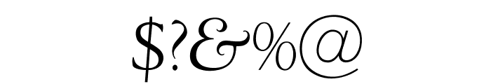 OPTIDeepdene-Italic Font OTHER CHARS