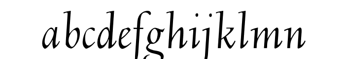 OPTIDeepdene-Italic Font LOWERCASE