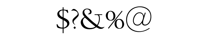 OPTIDeligne-Normal Font OTHER CHARS