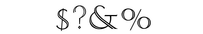 OPTIDelphian Font OTHER CHARS