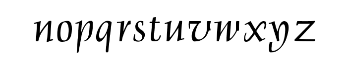 OPTIDelphin-One Font LOWERCASE