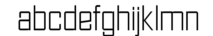 OPTIDistinctSLExtraLight Font LOWERCASE