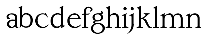 OPTIEdwalianLight Font LOWERCASE