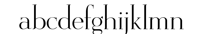 OPTIEisen-Light Font LOWERCASE