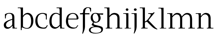 OPTIFavrile-Light Font LOWERCASE