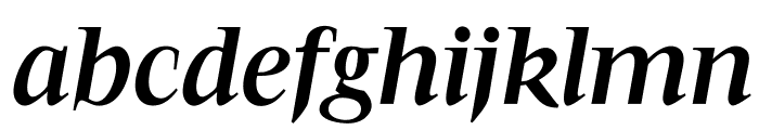 OPTIFavrileBold-Italic Font LOWERCASE