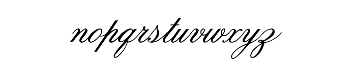 OPTIFlemish-Script Font LOWERCASE