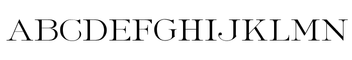 OPTIFrancoLight-Roman Font UPPERCASE